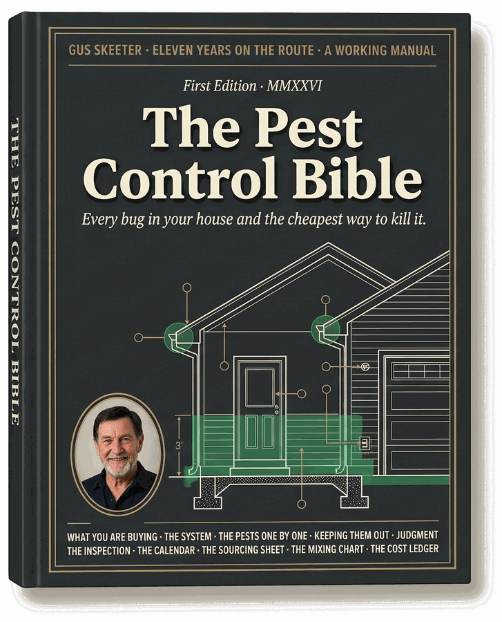 The Pest Control Bible by Gus Skeeter, first edition hardcover